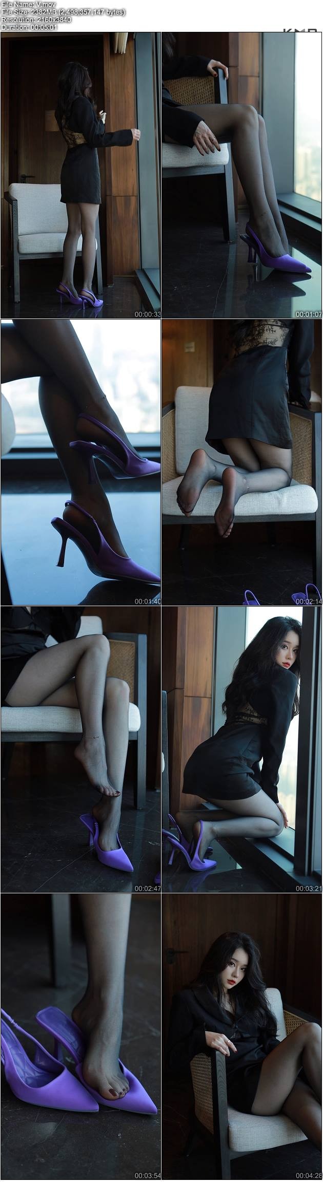 025.Sia不吃鱼 - 微密圈  黑丝玉足 [1V-2.32GB]